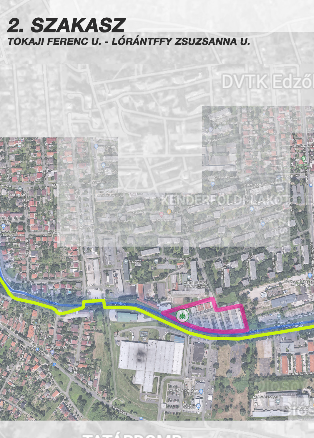 Mi legyen a Szinva mentén? Közösségi Tervezés: SzZF