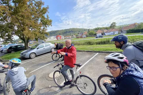 „Végigjártuk a patak vonalát a Csanyiktól a Selyemrétig” (fotó: Korányi Mariann)